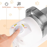 SKY-TOUCH Dog/Cat Hair Vacuum & Grooming Kit, 12 in 1 Shedding Grooming Kit, 2L Large Capacity Low Noise Hair Remover Supplies for Dogs & Cats