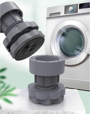 Anti Vibration Pads for Washer & Dryer - 8Pcs Adjustable Rubber Feet - Noise Reducing, Anti-Slip, Stabilizes & Prevents Walking - Protects Pedestals, Easy Install, Durable Design