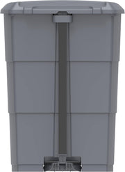 Cosmoplast 70L Step on Waste Bin with Pedal, Dark Grey
