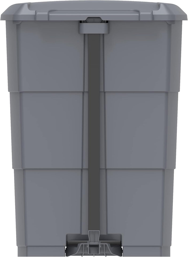 Cosmoplast 70L Step on Waste Bin with Pedal, Dark Grey