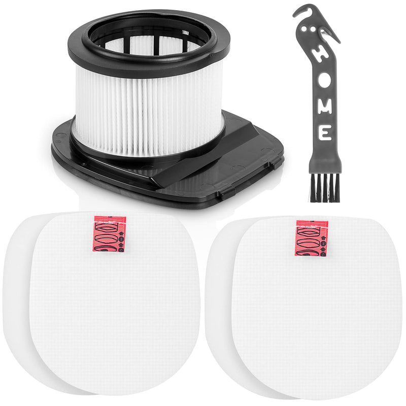 Jollsung IZ201UK Filters Set for Shark Cordless Stick Vacuum Cleaner IZ201UK, IZ201UKT, IZ201UKTSB, IZ251UK, IZ251UKT Replacement Filters Parts, Washable & Reusable (IZ201UK(1+2))