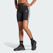 Women Essentials 3-Stripes Bike Tights - Black
