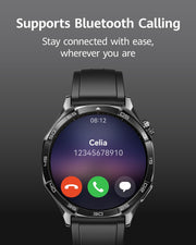 WATCH GT5 46mm Smartwatch, upto14 Days Battery Life, Sharp-Edged Design, Health Tracking, iOS & Android Compatible, 3 Months HUAWEI Care+, Black