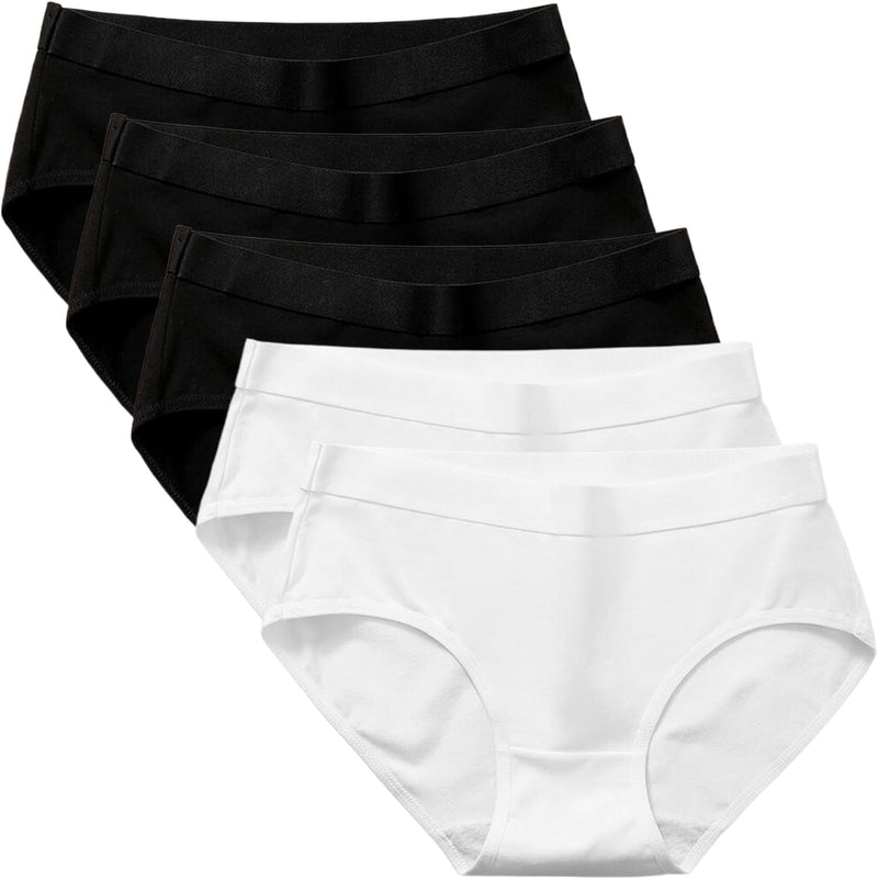 Dress Cici Cotton Panties Underwear for Women 5-Pack (5 PCS)
