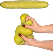 SLEEPHEAD11in Pickle Squishy, Jumbo Squishy Pickle Giant Big Realistic Pickle Moldable Soft Squishys Slow Rising Stress Ball for Anxiety Stress Party Favor for Adults