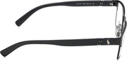 Men's Ph1175 Rectangular Prescription Eyewear Frames - Matte Black/Demo Lens