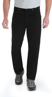 Men's Rugged Wear Stretch Jean Stonewashed Big - Overdyed Black Denim