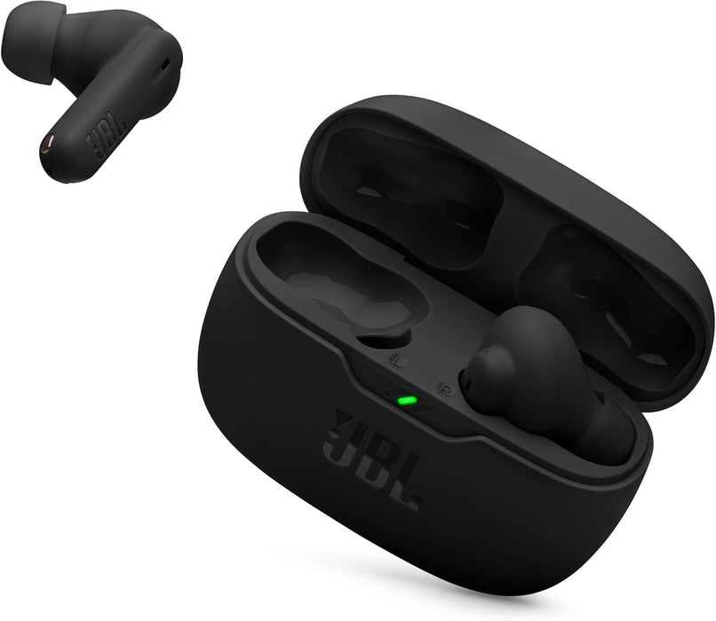 JBL Vibe Beam 2 - True Wireless Noise Cancelling Earbuds Pure Bass Sound & Smart Ambient Technology, 4mics for Crisp, Clear Calls, up to 40Hrs of Playback, IP54 Dust & Water Resistant (Pink)