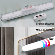 LED Light Bar, Magnetic Mount & USB Rechargeable Battery Powered Lamp Strip, Portable for Makeup, Car, Cabinet, Bedroom Reading and Emergency