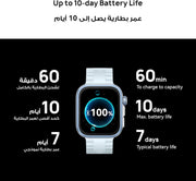 WATCH FIT4Pro SmartWatch, 1.82â Display, Sapphire Glass, GPS for Pro-Level Outdoor Sports, upto 10-Day Battery Life, iOS&Android, Black, 3 months additional HuaweiCare+(Amazon Exclusive)