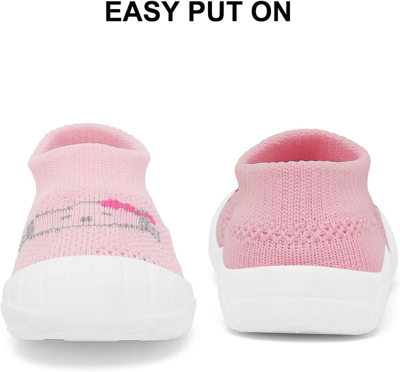 Baby Boy Girl Walking Shoes Non-Slip Toddler Sock Shoes 6 9 12 15 18 24 Months