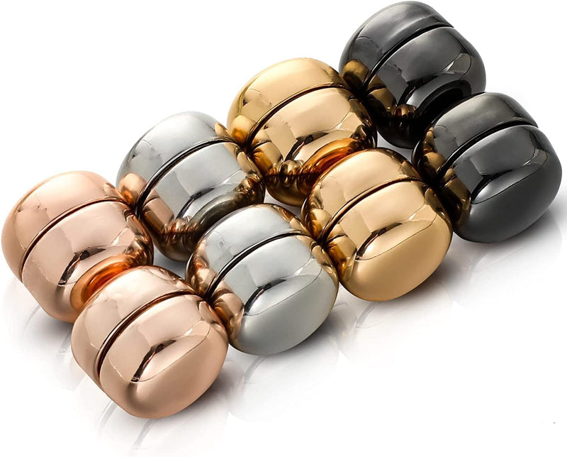 Premium Strong Multi-Use Colorful Scarf Small Magnetic Hijab Magnets, Commercial Strength Hijab Pins - 8 Pairs