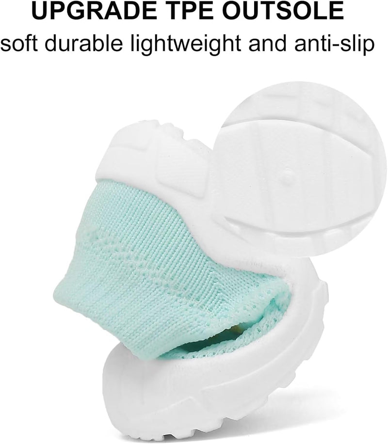 Baby Boy Girl Walking Shoes Non-Slip Toddler Sock Shoes 6 9 12 15 18 24 Months
