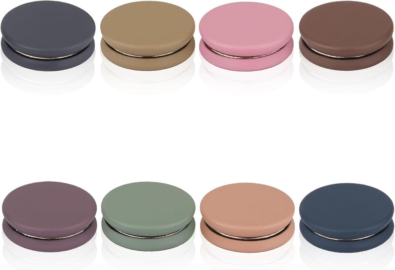 Pack of 8 Hijab Magnetic Pins, 1.4 cm, Versatile Hijab Magnetic Pins, Hijab Magnets, Without Hooks, Strong Magnetic Hijab Pins, Needle-less Brooch for Women, Clothing
