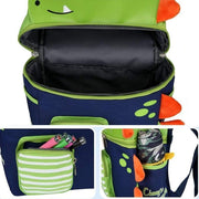 3-6 Year kids bags School Backpack Toddler 3D Comic Elementary Student Schoolbag Waterproof Lightweight Kids Bookbags for Boys Girls (Blue Elephant) - S