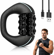 Electric Deep Rolling Myofascial Massager with Type-C Fast Charge, 1800mAh Rechargeable Handheld Roller for Muscle Tension & Cellulite, Portable Body Relaxer
