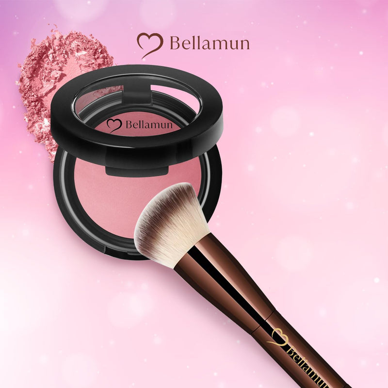 Bellamun Professional Makeup Brushes | Vegan & Cruelty-Free | High-Performance Tools for Foundation, Blush, Bronzer, Contour, Concealer & Powder Application (Dual Tip Pro Makeup Brush)