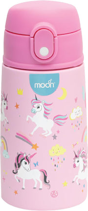 Kids Insulated Water Bottle -BPA-Free, Leak-Proof Sipper Lid, Stainless Steel, Eco-Friendly, Keeps Drinks Cold or Hot for Hours,Ideal for School,Toddlers & Kids - Purple - Pink