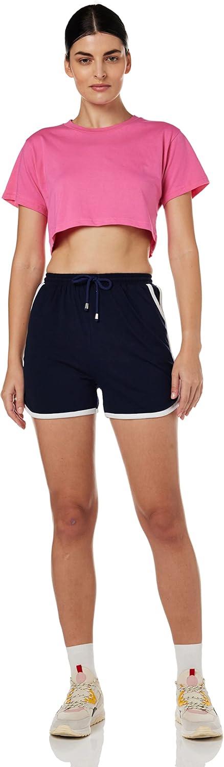 Women's Styleville's Lounge Set - Navy&Yellow