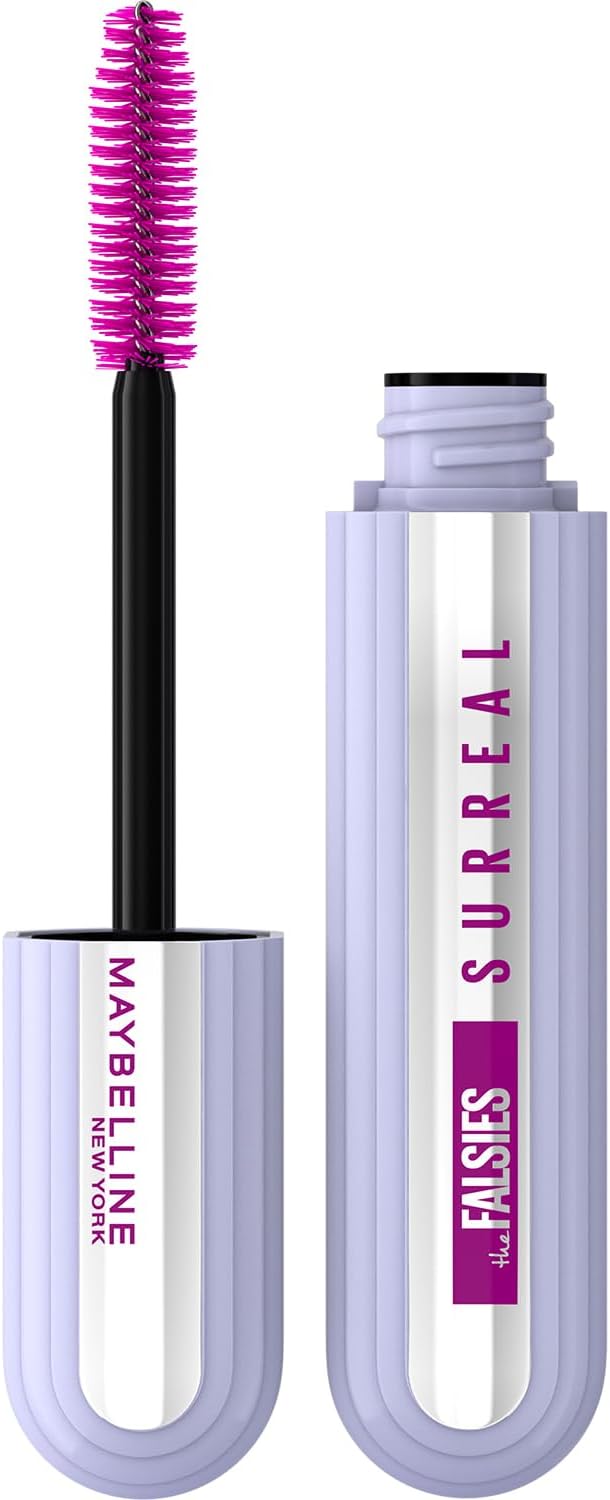 Maybelline Extension Mascara, Salon-Like Extension, Length & Volume, Long-Lasting 24H Buildable Formula, The Falsies Surreal, Black