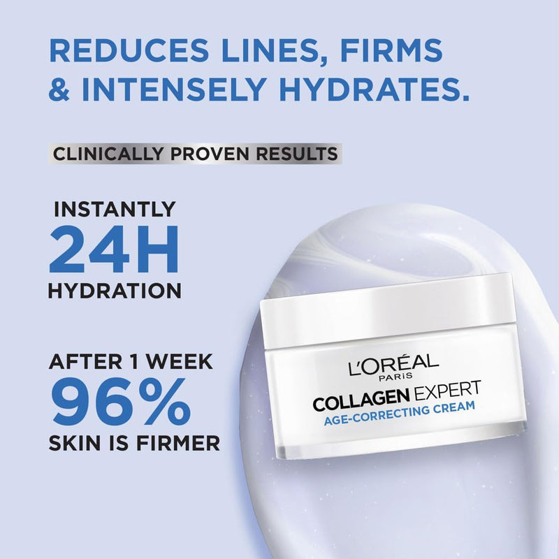 LOréal Paris Collagen Expert Anti-Aging & Firming Cream with Collagen + Peptides - 50 ml