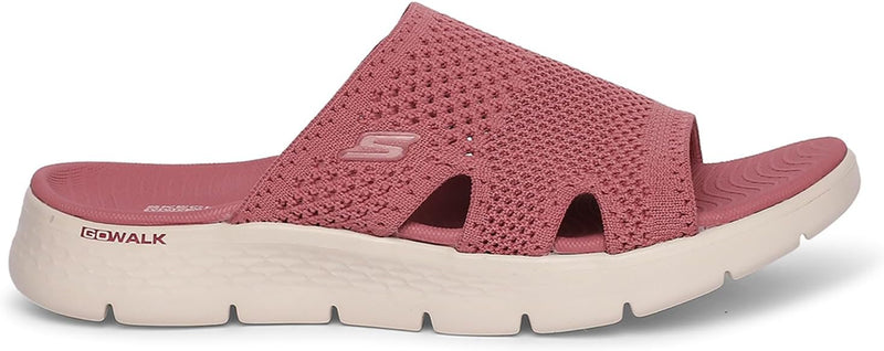 Go Walk Flex Sandal - Elation womens Slide Sandal - MAUVE