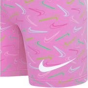 NKG SWOOSH LOGO BIKE SHORTS for Unisex Kids PLAYFUL PINK 6