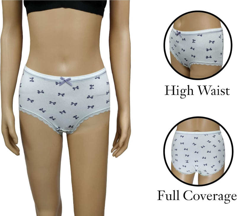 Premium Cotton Four-way stretch Panties - MULTIPACK - Regular and Plus Sizes - Classic Briefs for Women