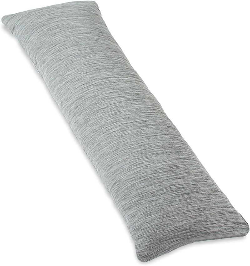 Body Pillow, Cooling Memory Foam Body Pillows for Adults Sleeping, Long Pillow for Bed, Big Large Firm Full Body Pillow for Side Sleeper with Grey Cover, 54x20 Inches - Cooling Grey