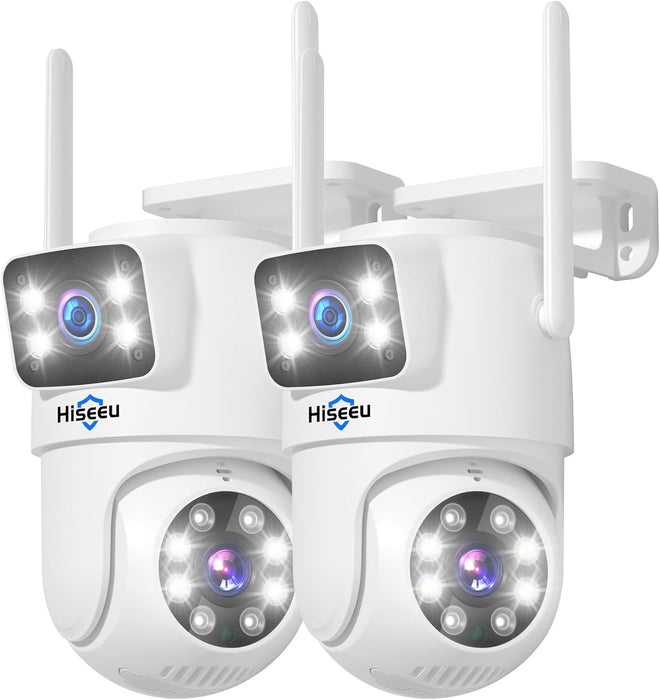 Hiseeu Indoor Security Camera, 2.4G/5G 5MP Baby Monitor Pet Camera for Home Security, PTZ 360°, Auto Tracking, 2 Way Audio, Night Vision, PIR Detection, Local Storage…