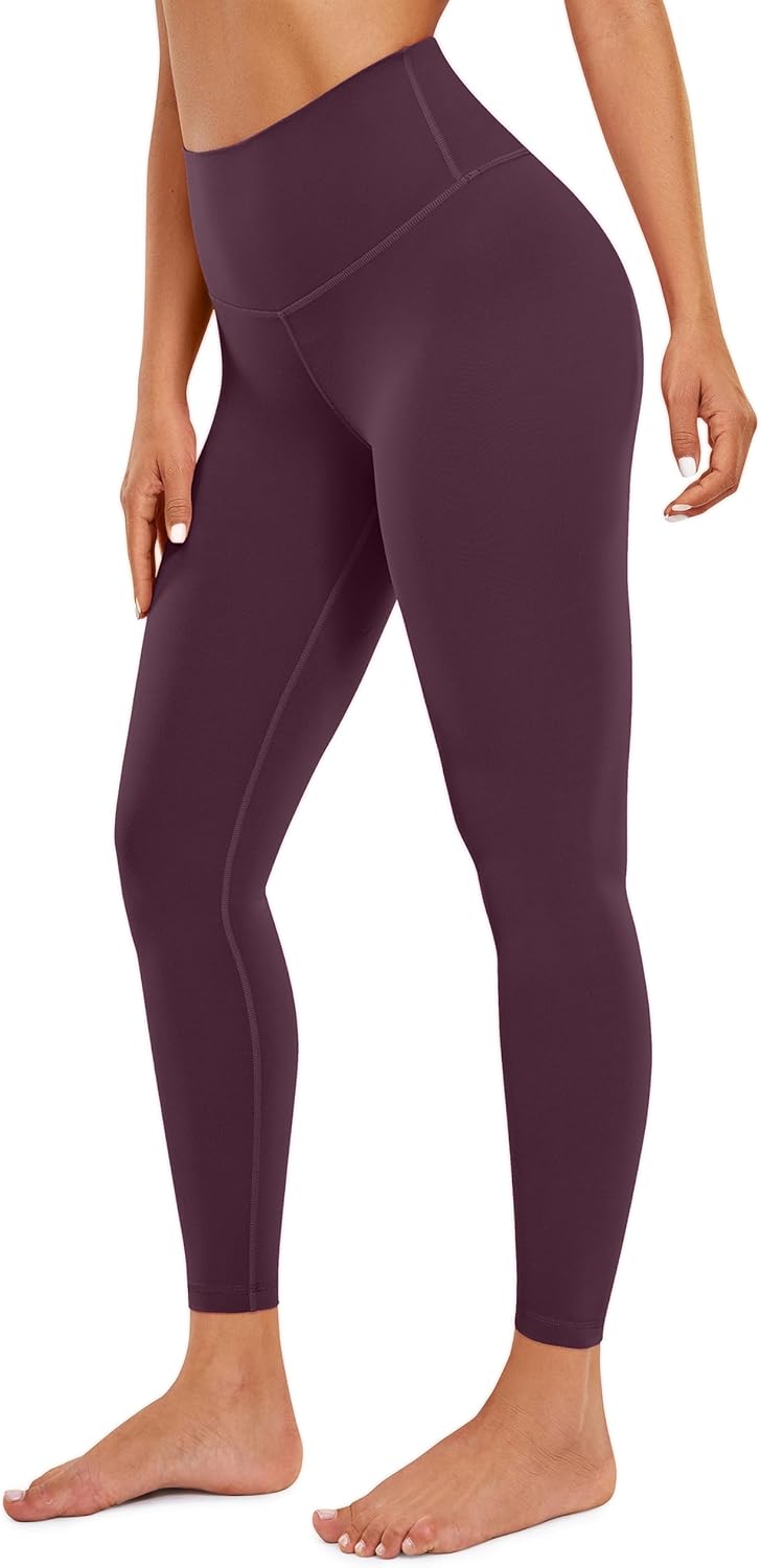 CRZ YOGA Women's Butter Luxe Leggings 25 Inches - High Waisted Buttery Soft Comfort Lounge Leggings