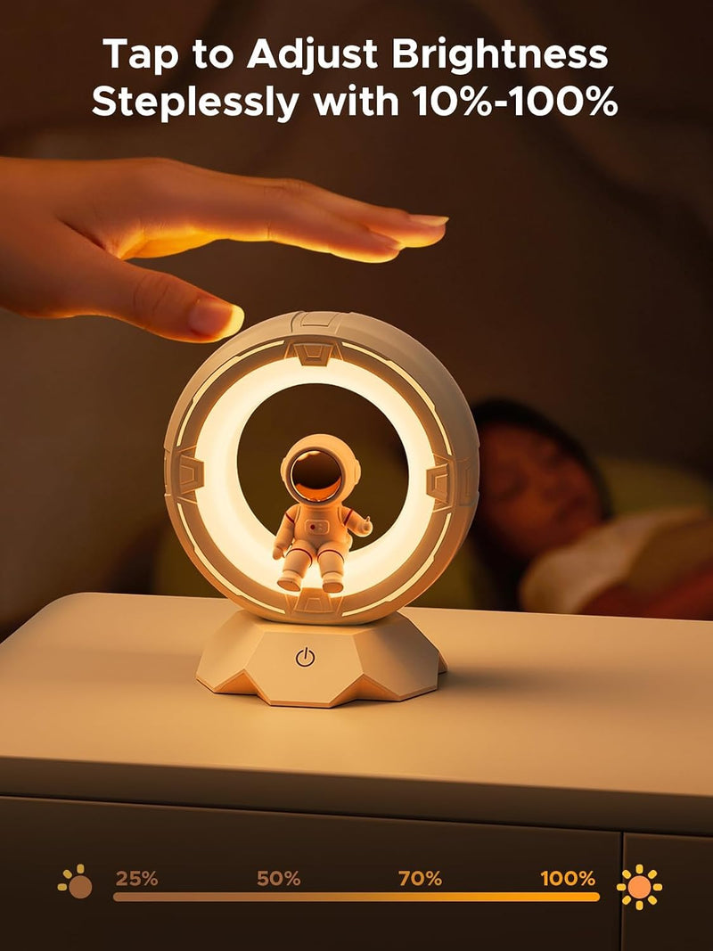 Night Light for Kids, Space Toddler Night Light for Boys and Girls, Rechargeable Night Light for Baby Nursery, Portable Night Lamp with 3 Lighting Modes, Cute Room Decor
