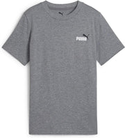 Unisex Kids ESS 2 COLOR Small No. 1 Logo Tee Sportstyle Kids - Medium Gray Heather