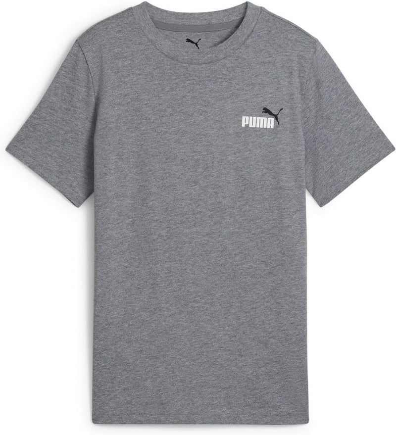 Unisex Kids ESS 2 COLOR Small No. 1 Logo Tee Sportstyle Kids - Medium Gray Heather