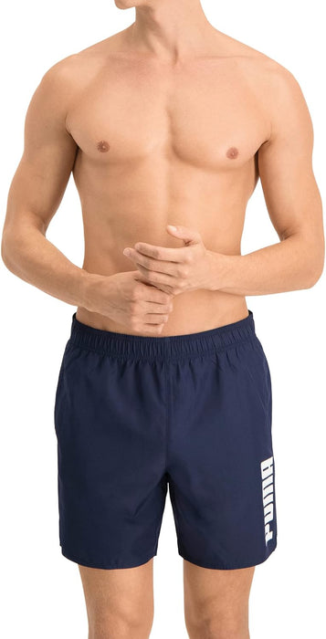PUMA Men's Swim Men's Mid Shorts Swim Trunks