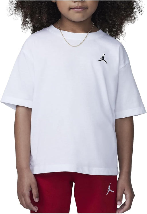 Unisex Kids Jordan Brooklyn Essentials TEES AND T-SHIRTS (pack of 1) - WHITE