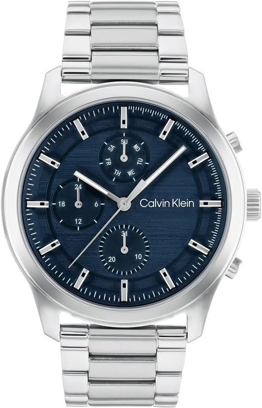 SPORT MULTI-FUNCTION Men Watch, Analog - NAVY / SILVER