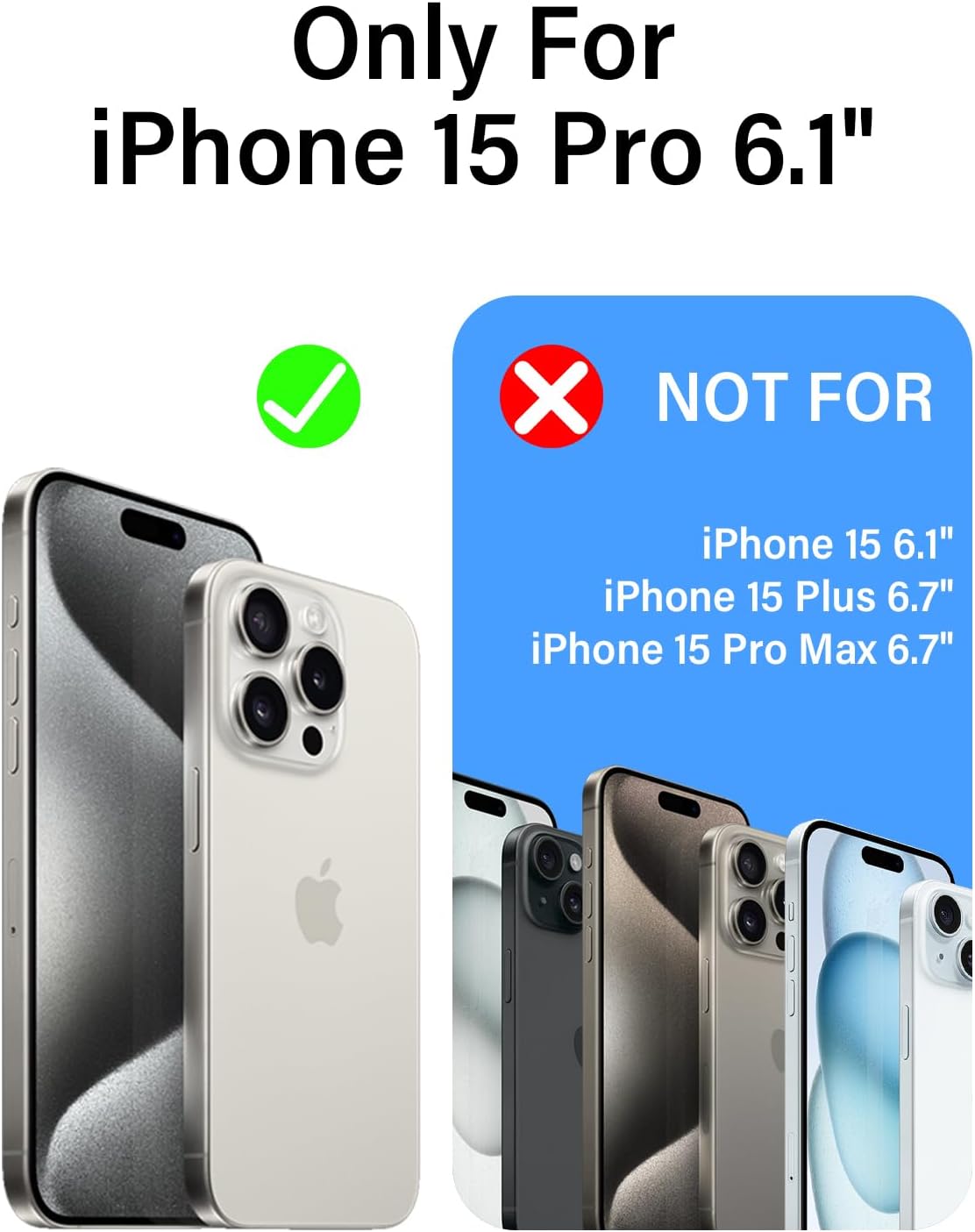 X-level Compatible with iPhone 15 Pro Case Clear Thin Soft TPU Slim Fit Mobile Phone Cover Anti-Slip Grip Scratch Resistant Phone Cases for iPhone 15 Pro – image 2
