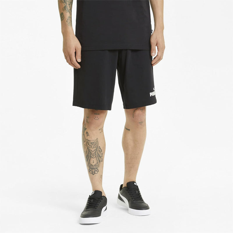 mens ESS Jersey Knitted Shorts - BLACK