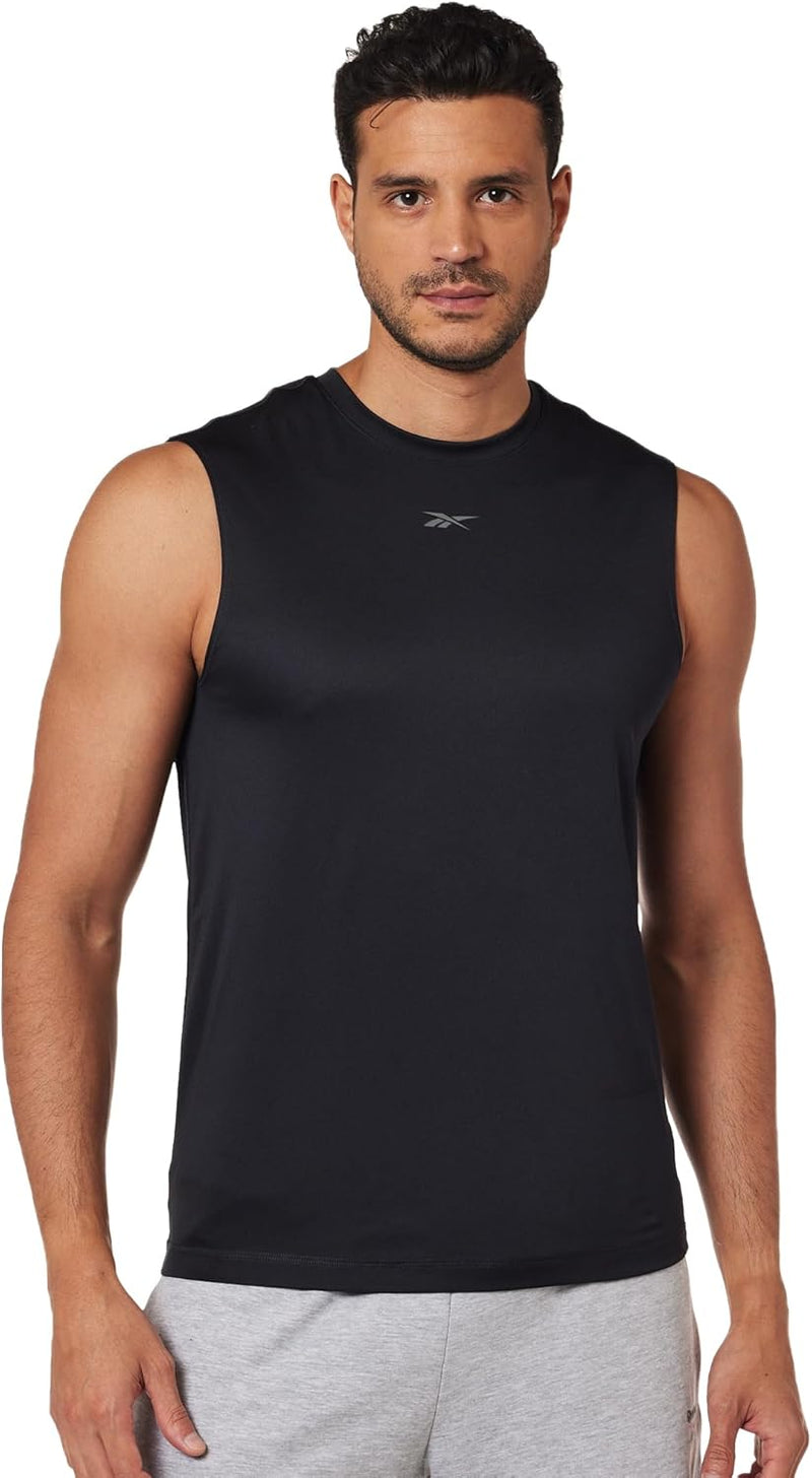 Mens ID TRAIN SLVLS TECH TEE T-shirt (pack of 1) - BLACK