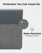 Lenovo thinkplus 13/14-inch Laptop Sleeve (S100) - Ultra Thin Form-Fitting Case Compatible with MacBook Air, iPad & More – Lightweight Folder Sleeve with Accessories Pocket & Magnetic Closure