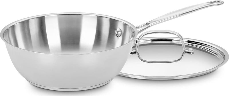 Cuisinart 744-24 Chef's Classic Stainless Stockpot with Cover, 6-Quart - Chef's Pan