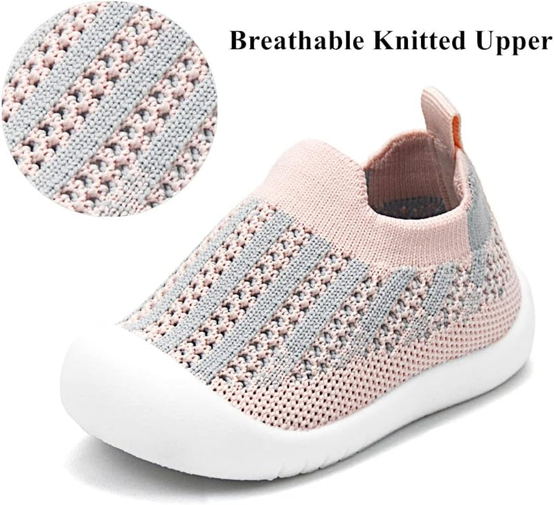 OAISNIT Baby Boy Girl Shoes Breathable Mesh Sneakers Lightweight Non-Slip Toddler Walking Shoes Infant First Walkers 6-24 Months