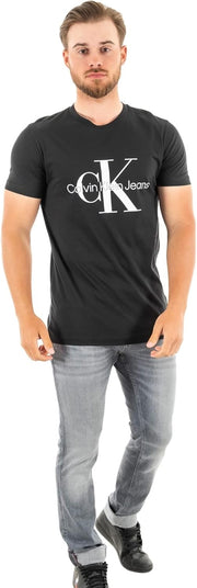 Mens S/S CREW NECK Pajama Top - Ck Black