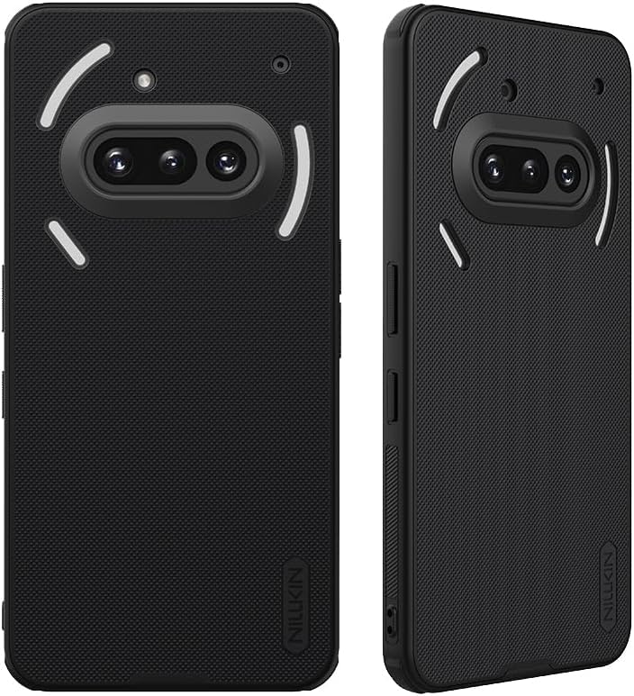 Case for Nothing Phone 3A Cover, Matte Surface Soft Cases [Ultra Thin] [Scratch-Resistant] TPU Protective Case Soft Mobile Phone Case for Nothing Phone 3A 5G - Black