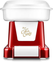 Jaffiust Cotton Candy Machine Premium Candy Floss Maker 500W, Carnival Style 32cm x32cm Red - Red