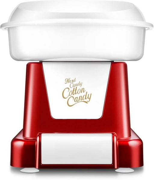 Jaffiust Cotton Candy Machine Premium Candy Floss Maker 500W, Carnival Style 32cm x32cm Red - Red