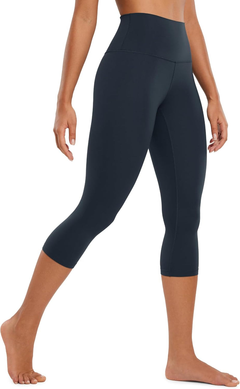 CRZ YOGA Womens Butterluxe High Waisted Lounge Legging 19 Inches - Workout Leggings Buttery Soft Capris Yoga Pants