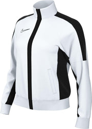 Women's W Nk Df Acd23 Trk Jacket K Knit Soccer Track Jacket - WHITE/BLACK/(BLACK)