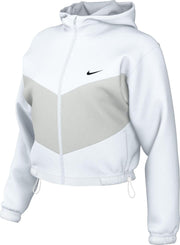 Womens Sportswear Weather Resistant Woven Lightweight Hooded JACKETS (pack of 1) - WHITE/PHOTON DUST/(BLACK)